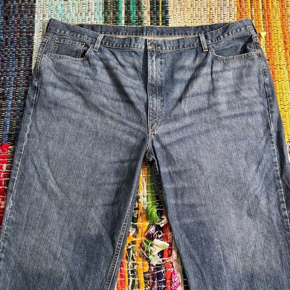 Levi’s 52x29 550s relaxed fit Classic Blue Denim Jeans 👖 - Picture 2 of 10